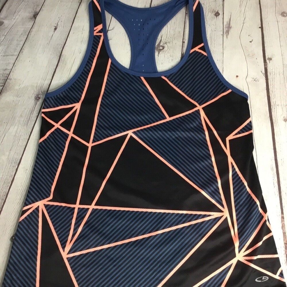 Champion Women's Purple/Black Ventilated Back Duo Dry Tank Top Size M